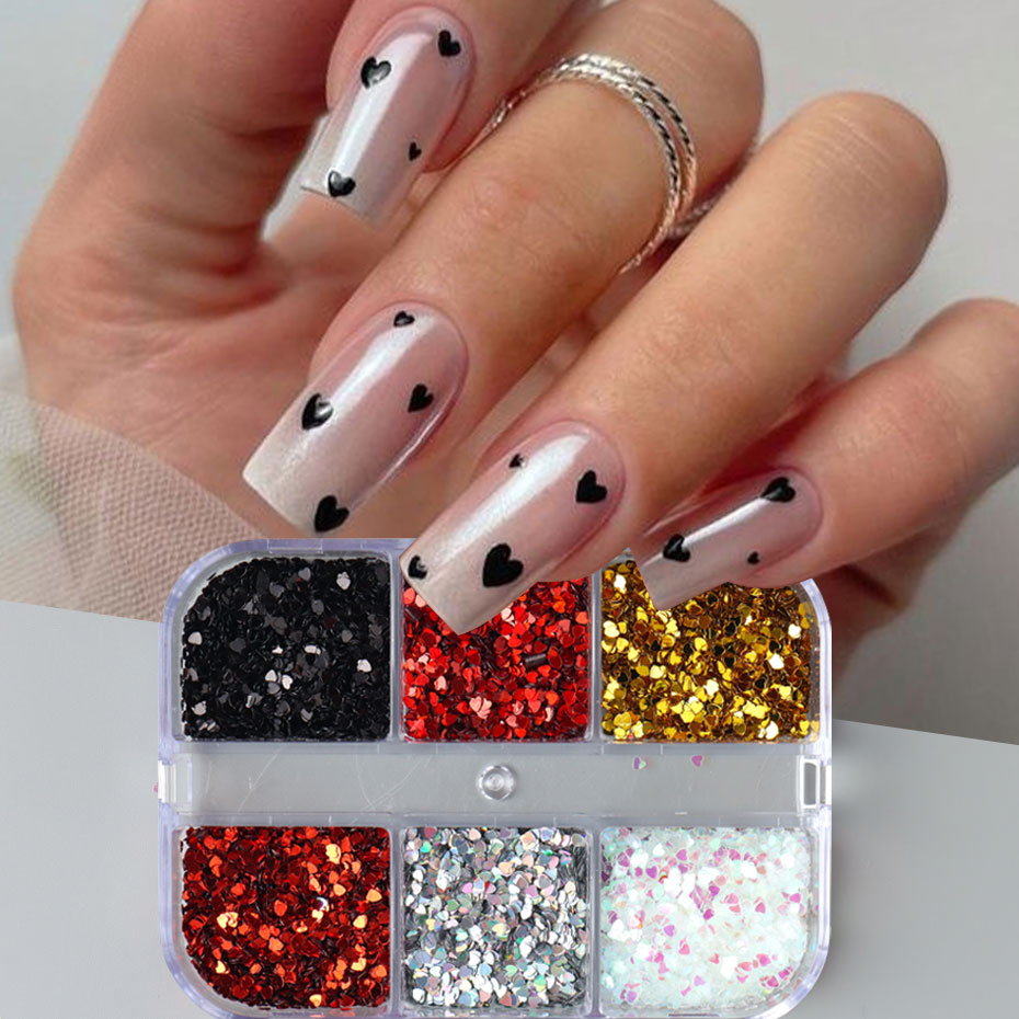 Lentejuelas de Uñas con Forma  - Gold Foil Flakes reseña y precio