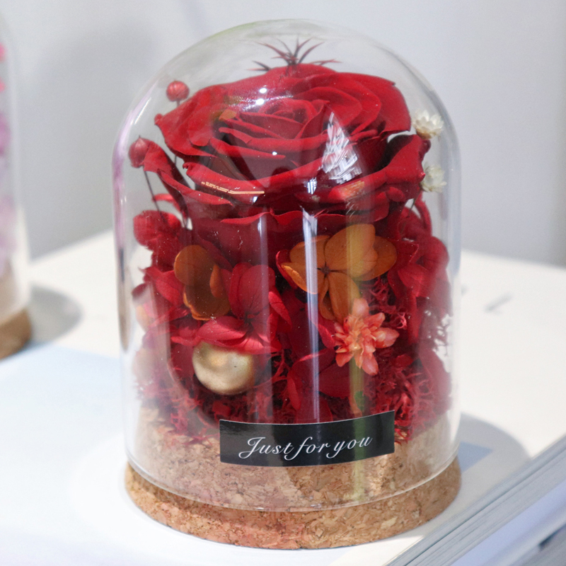 Botella de los deseos de rosas - Flower Preservation Resin reseña y precio